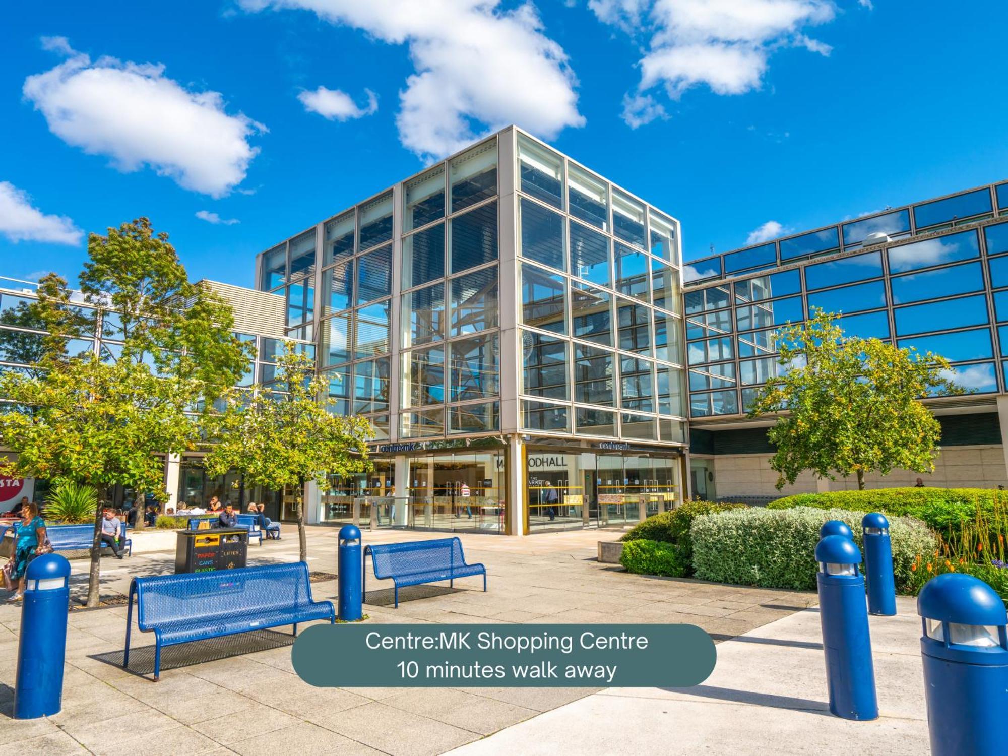 Penthouse Apartment - City Centre - Secure Parking, Balcony, Self-Check-In, Fast Wifi And Smart Tv With Netflix By Yoko Property ミルトン・ケインズ エクステリア 写真